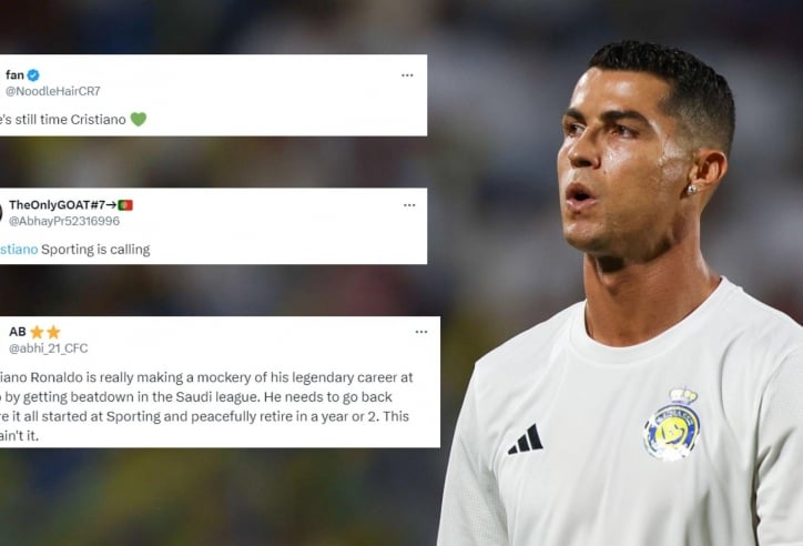 Ronaldo được thúc giục 'chạy ngay đi' sau thất bại của Al Nassr