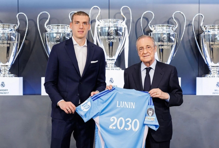 CHÍNH THỨC: Real Madrid 'trói chân' thành công Andriy Lunin