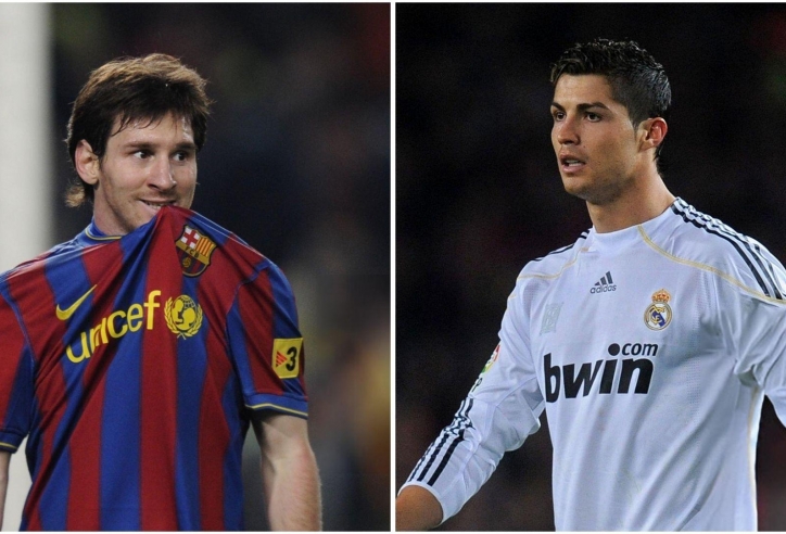 Lần đầu Messi và Ronaldo 'chạm mặt' nhau ở El Clasico