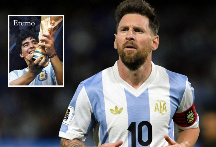 Messi gửi lời tri ân huyền thoại bóng đá Argentina