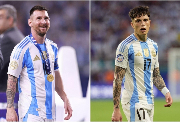 Garnacho ca ngợi Messi, đặt mục tiêu tại World Cup 2026