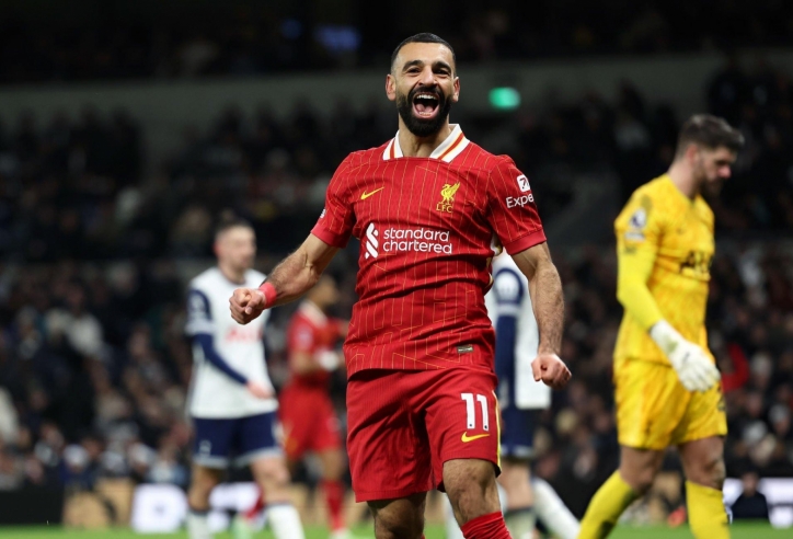 Salah tỏa sáng, Liverpool đả bại Tottenham trong trận cầu 9 bàn