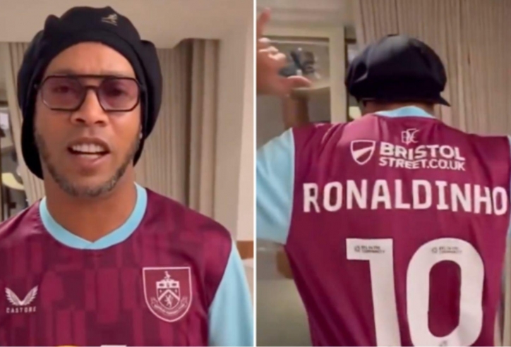 Ronaldinho bất ngờ khoác áo đội hạng Nhất Anh