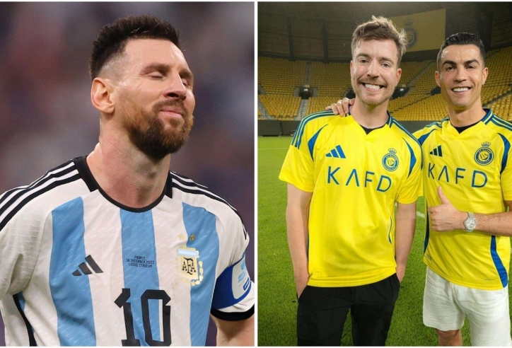 Mr Beast: 'Nhìn Ronaldo thi đấu, tôi đã thay đổi quan điểm về Messi'