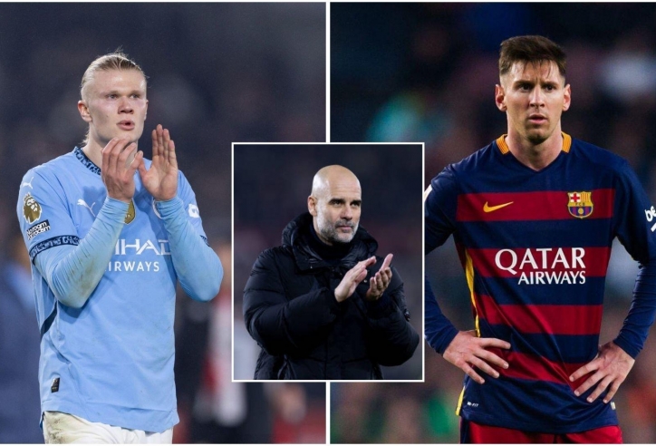 Guardiola chỉ ra điểm tương đồng giữa Haaland và Messi