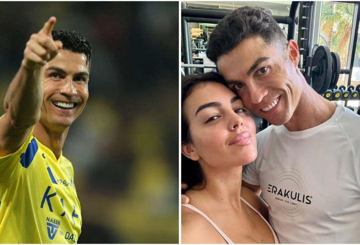 Ronaldo thể hiện sự ấm áp với 'vợ hờ' Georgina