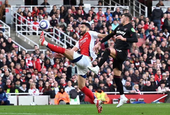 Trực tiếp Arsenal 0-0 West Ham: Chủ nhà áp đảo