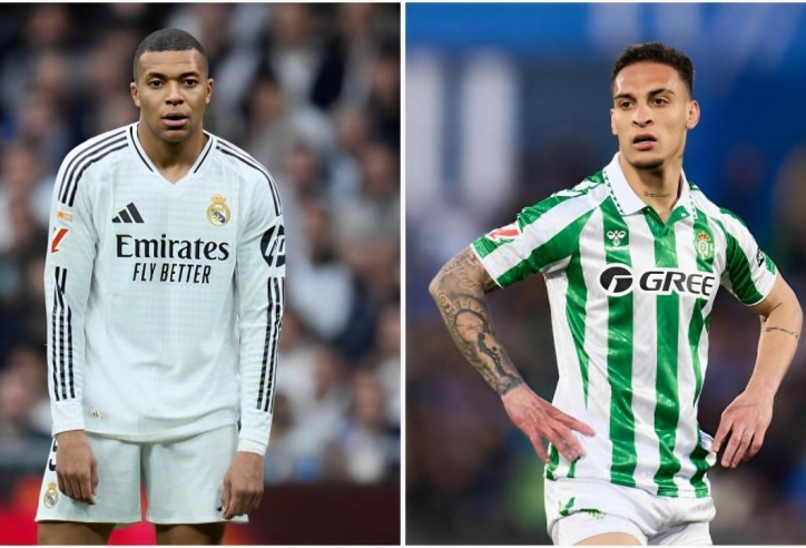 Rõ khả năng Mbappe ra sân đấu Antony cùng Real Betis