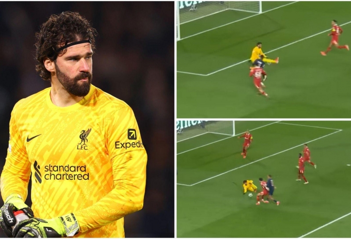 Alisson 'quay chong chóng' cứu thua cho Liverpool trước PSG