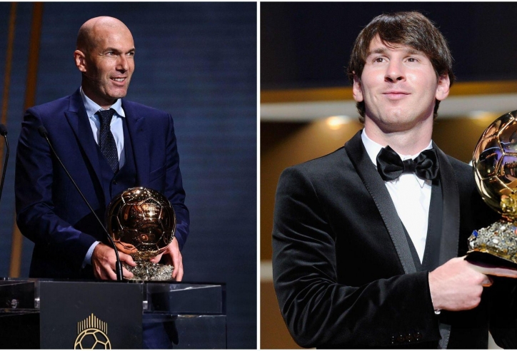 Zidane từ chối trao Quả bóng Vàng 2010 cho Messi