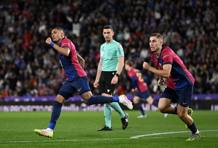 Thắng nhọc Valladolid, Barca tiến gần chức vô địch La Liga