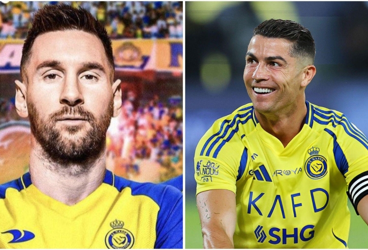 Ả Rập vào cuộc, biến Messi thành đồng đội Ronaldo
