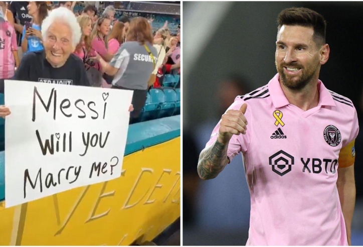 'Giang hồ' 98 tuổi cầu hôn Lionel Messi