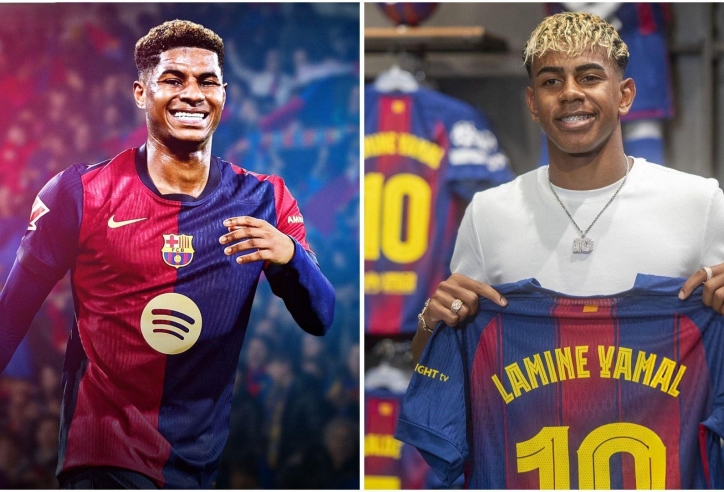 Vừa đến Barca, Rashford đã nhận 'quà' từ Yamal