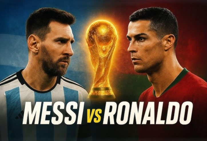 Xác định thời điểm Ronaldo đối đầu Messi tại World Cup 2026