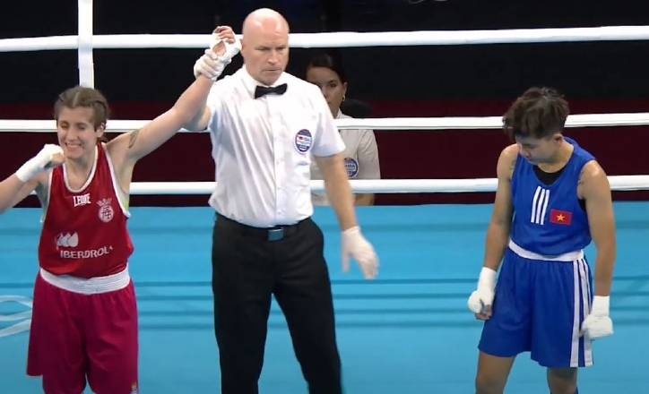 Thu Nhi bị loại ngay ở vòng 1 giải Boxing vô địch thế giới