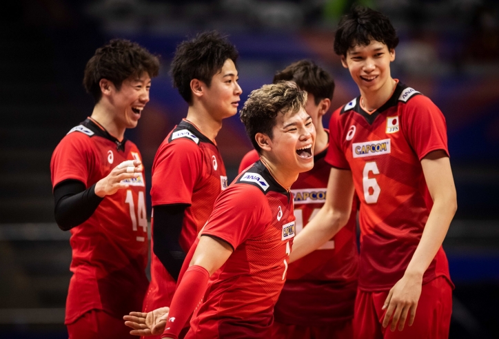 Nishida và Ishikawa tiếp tục tỏa sáng, Nhật Bản có thêm chiến thắng tại VNL 2022