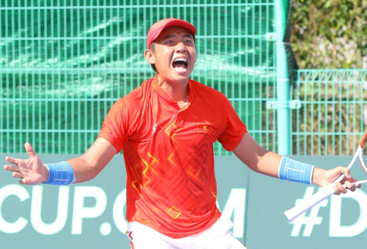 Hoàng Nam gặp khó, quần vợt Việt Nam vẫn ra quân thuận lợi ở Davis Cup