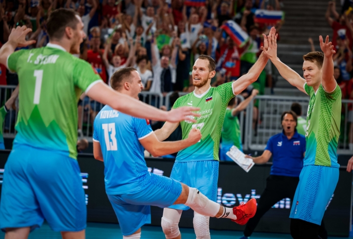 Đả bại 'cỗ xe tăng' Đức, Slovenia giành vé đầu tiên vào tứ kết WCH 2022