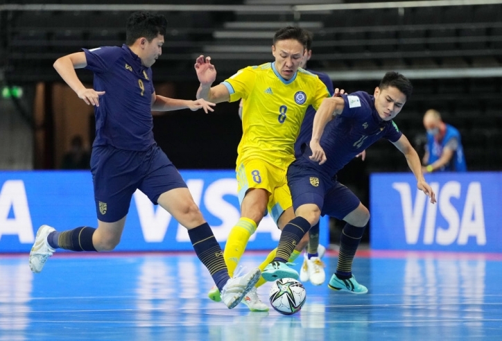 Thái Lan bị vùi dập không thương tiếc tại vòng 1/8 Futsal World Cup