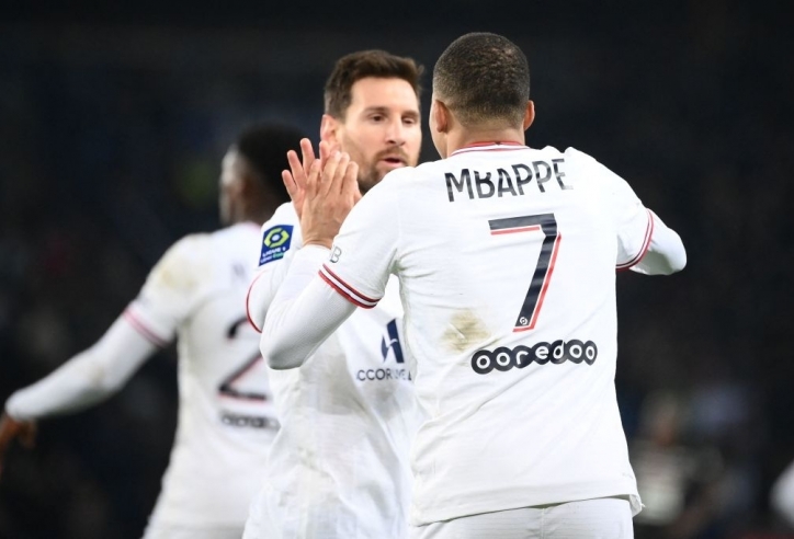 Messi và Mbappe tỏa sáng giúp PSG có chiến thắng nghẹt thở