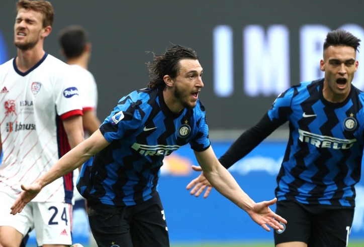 Video bàn thắng Inter 1-0 Cagliari: Cựu hậu vệ MU vào vai người hùng
