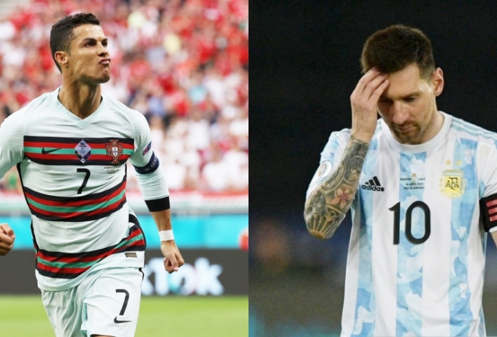 Messi và Pele bị hạ thấp sau kỷ lục của Ronaldo tại Euro