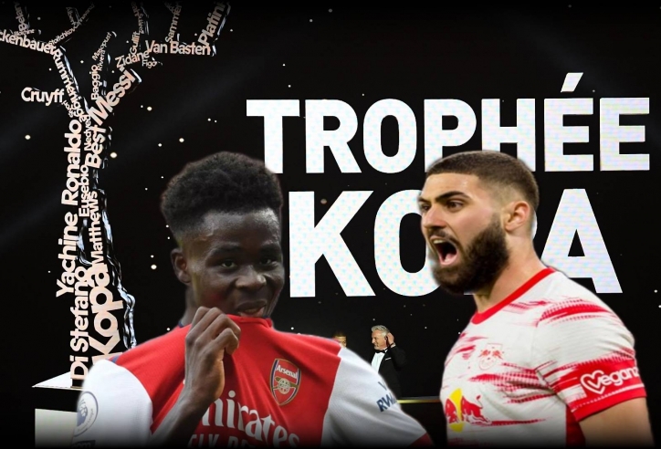 Giải thưởng Kopa 2022: Sao trẻ Arsenal đối đầu với mục tiêu được MU 'thèm khát'