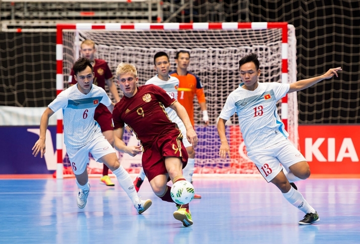 ĐT futsal Nga 7-0 châu Á, ĐT Việt Nam mang 'chân mệnh' lịch sử