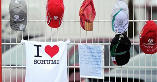 Người hâm mộ kỉ niệm sinh nhật Schumacher trong lặng lẽ