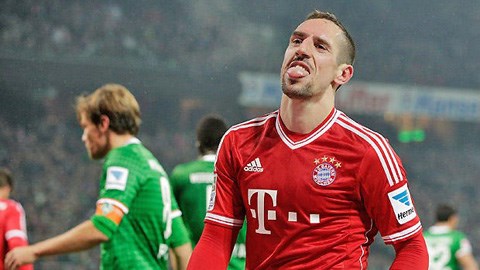 Franck Ribery xuất sắc nhất Bundesliga 2013