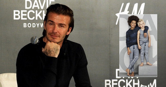 Beckham thiết kế đồ trẻ em kiếm thêm thu nhập