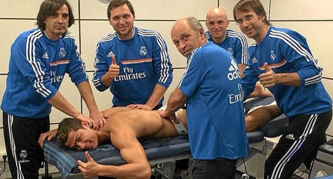 Ronaldo thưởng nóng xe hơi cho đội ngũ y tế tại Real
