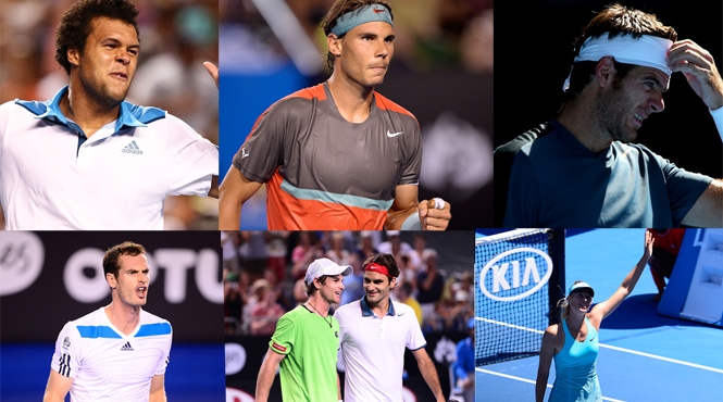 Video tennis: Những điểm nhấn trong buổi sáng ngày thi đấu thứ 4 (Australian Open 2014)