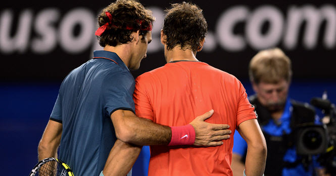 Trực tiếp Rafael Nadal vs Roger Federer - Bán kết Australian Open 2014