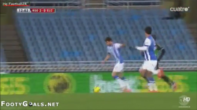 Video bàn thắng: Real Sociedad 4-0 Elche (Vòng 21 - La Liga 2013/14)