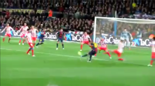Video bóng đá: Cú sút cực xoáy của Daniel Alves vào lưới Atletico Madrid