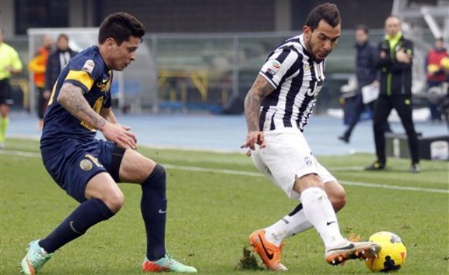 Video bàn thắng: Verona 2-2 Juventus (Vòng 23 - Serie A 2013/14)