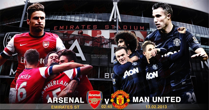 Arsenal vs Man Utd: Bản lĩnh thuộc về tay ai?!