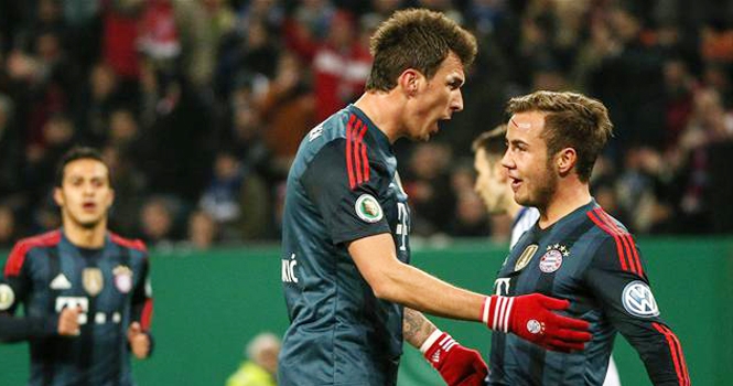Bayern tạo cơn mưa bàn thắng ở Cúp Quốc gia Đức