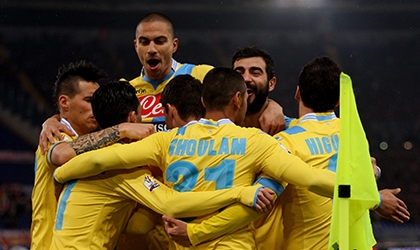 Đánh bại AS Roma, Napoli đặt chân vào chung kết Cúp Quốc gia Ý