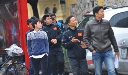 U19 Việt Nam đã có mặt tại Hà Nội để xin cấp visa