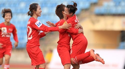 Giải bóng đá nữ VĐQG 2014: Phong Phú Hà Nam vươn lên dẫn đầu BXH