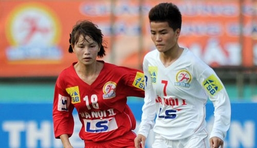 Giải bóng đá nữ VĐQG 2014: Đánh bại TNG Thái Nguyên, Hà Nội I trở lại ngôi đầu