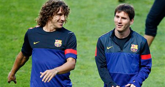 Messi lần đầu lên tiếng về việc Puyol ra đi