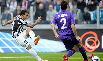 Carlos Tevez lỡ trận gặp Fiorentina