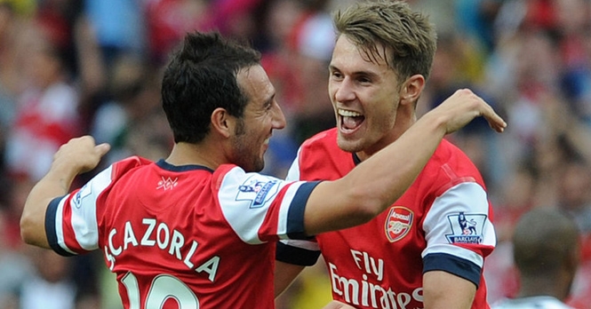 Chính thức: Ramsey và Cazorla ở lại Arsenal hơn 3 năm nữa