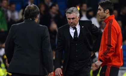 Ancelotti và Martino bình thản sau trận El Clasico