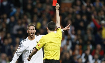 Sergio Ramos: ‘Ông vua thẻ đỏ’ của Real Madrid