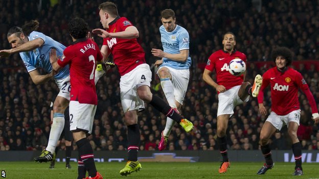 Video bàn thắng: MU 0-3 Man City (Ngoại hạng Anh 2013/14)